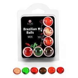Set 6 Brazilian Balls Mix...
